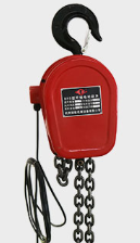 冠航環(huán)鏈電動葫蘆在建筑工地起吊搬運(yùn)物料